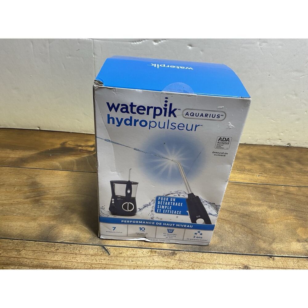 Waterpik Aquarius Electric Water Flosser WP-660 White PrecisionPulse 10 Settings